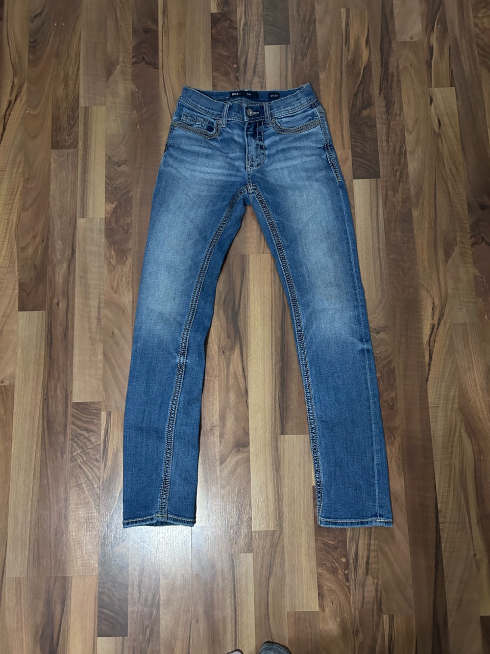 BKE Men's Skinny Jeans - Medium Blue Wash
